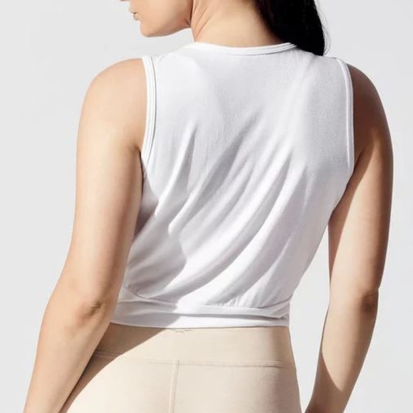 "Go Easy" Cropped Tank - Picture 2 of 3